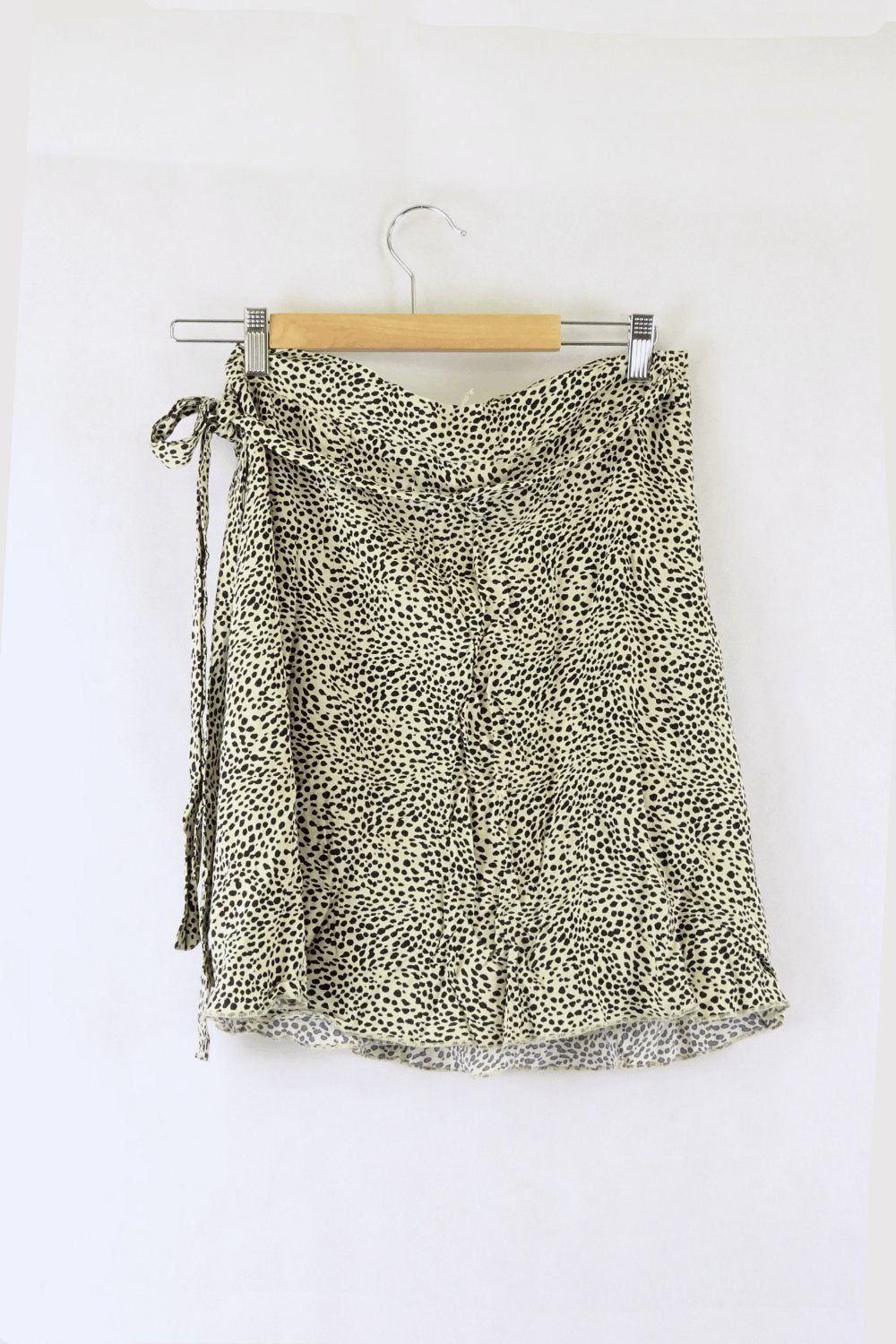 Ghanda Animal Print Skirt L