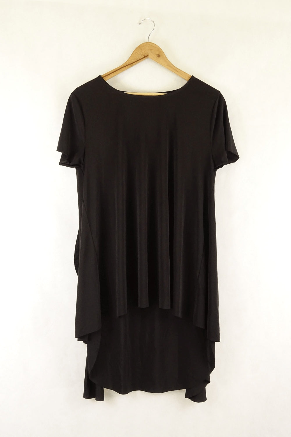 Seed Black Short Sleeve Top M