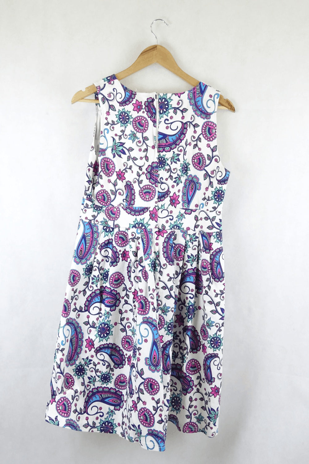 Filo Floral Dress Pink And White 14