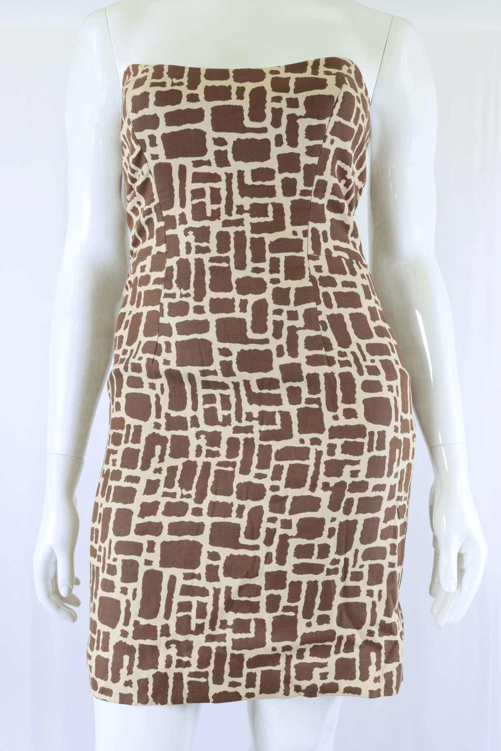 Milly Brown Animal Print Dress 10