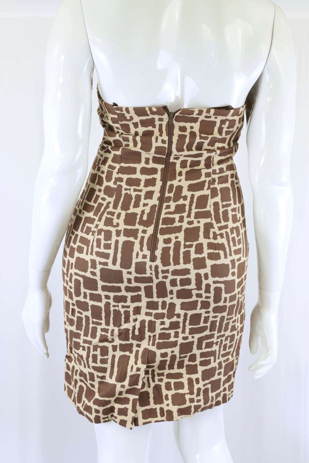 Milly Brown Animal Print Dress 10