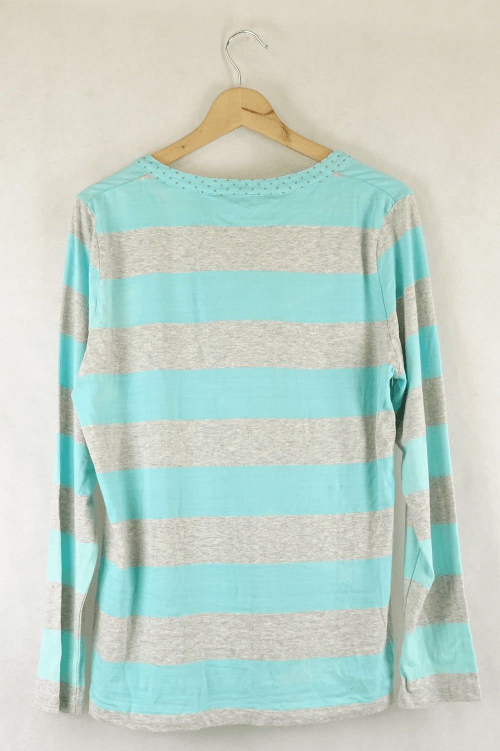 Capture Blue And Grey Striped Top 18