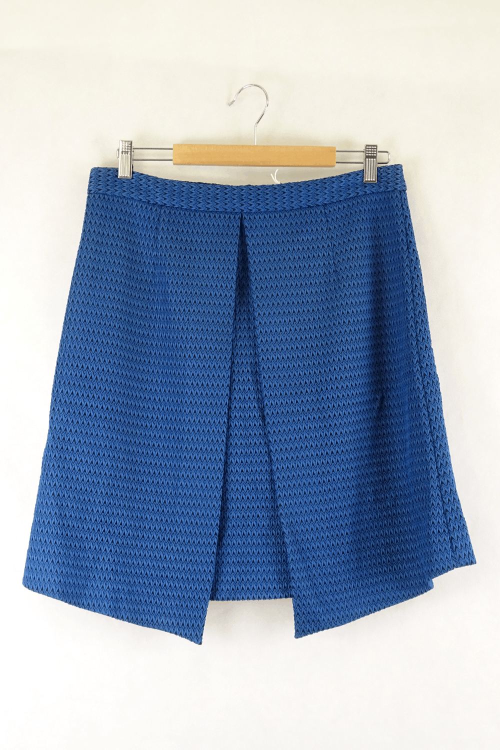 Cue Blue A-Line Mini Skirt 14