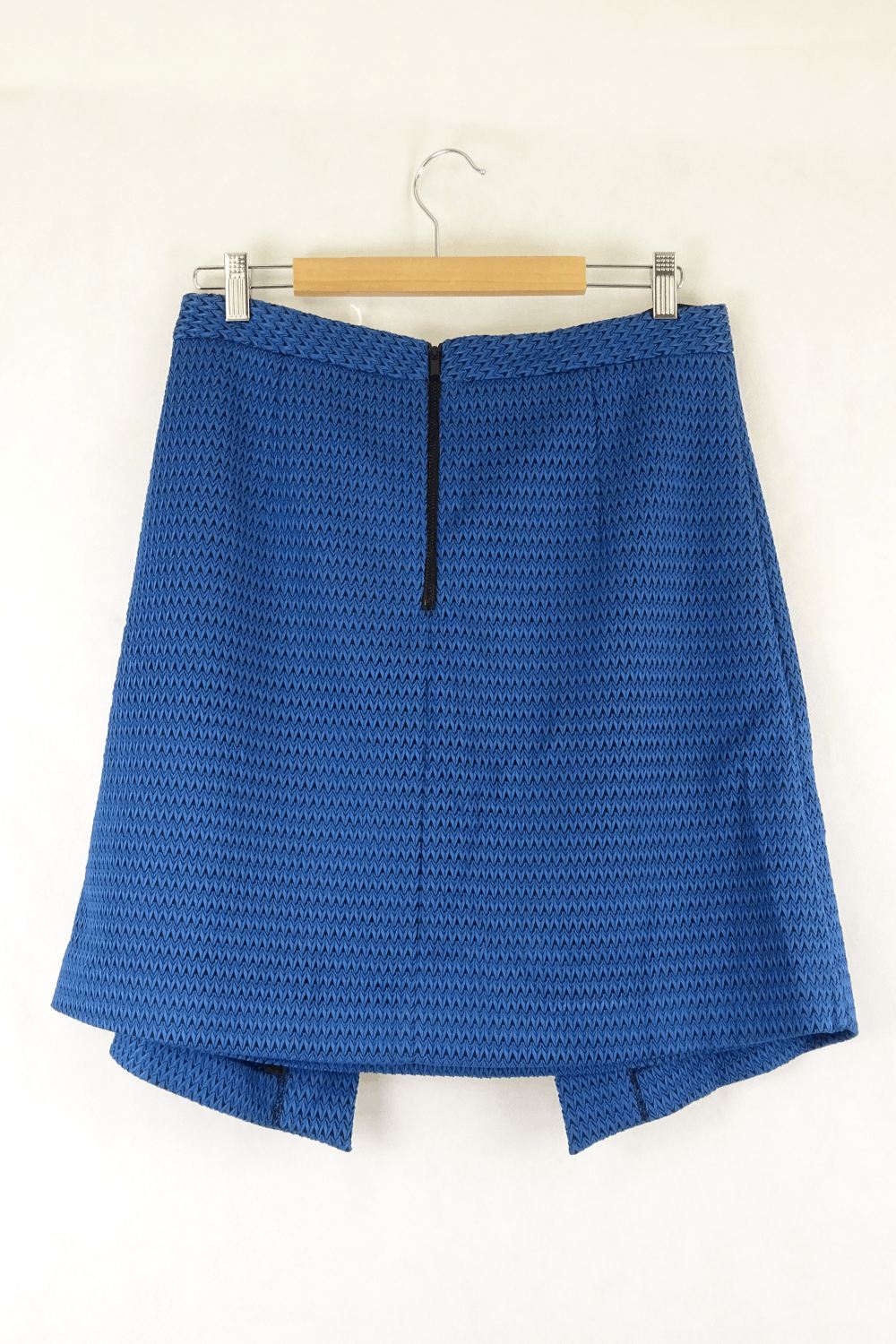 Cue Blue A-Line Mini Skirt 14