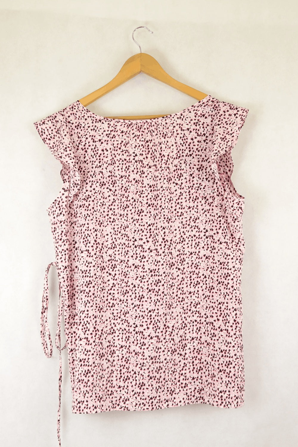 Motherhood Patterned Pink Top L