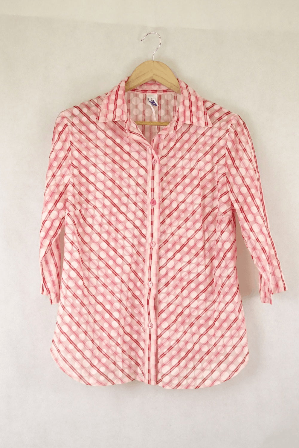 Under Cover Wear Pink Button Down Top 12