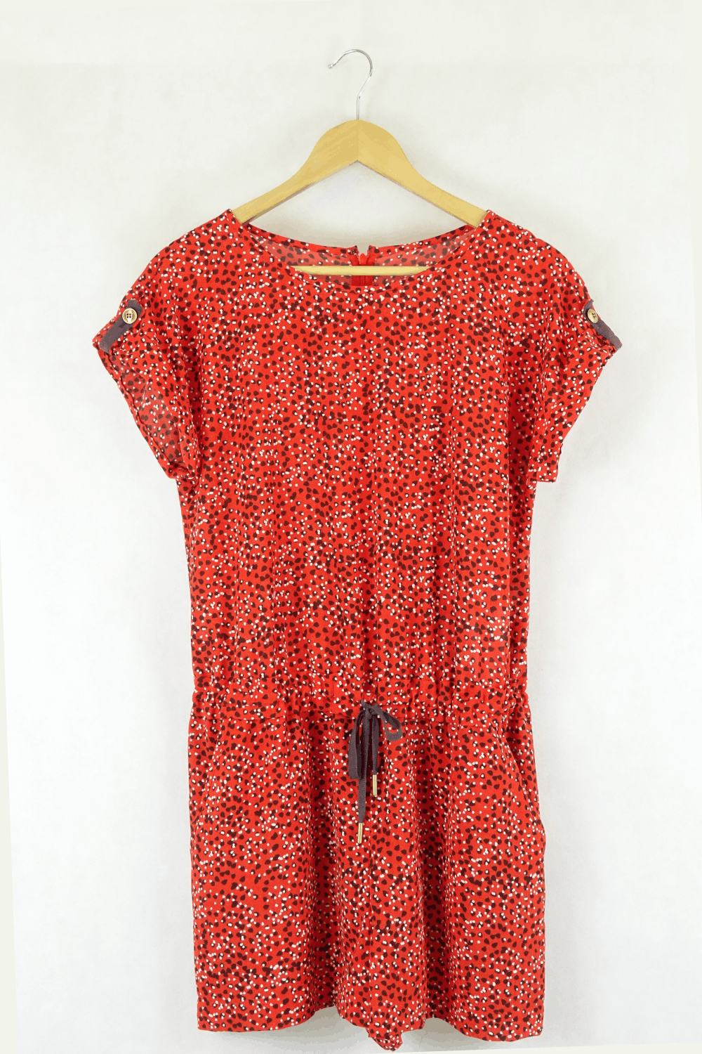 Burberry Red Pattern Jumpsuit S