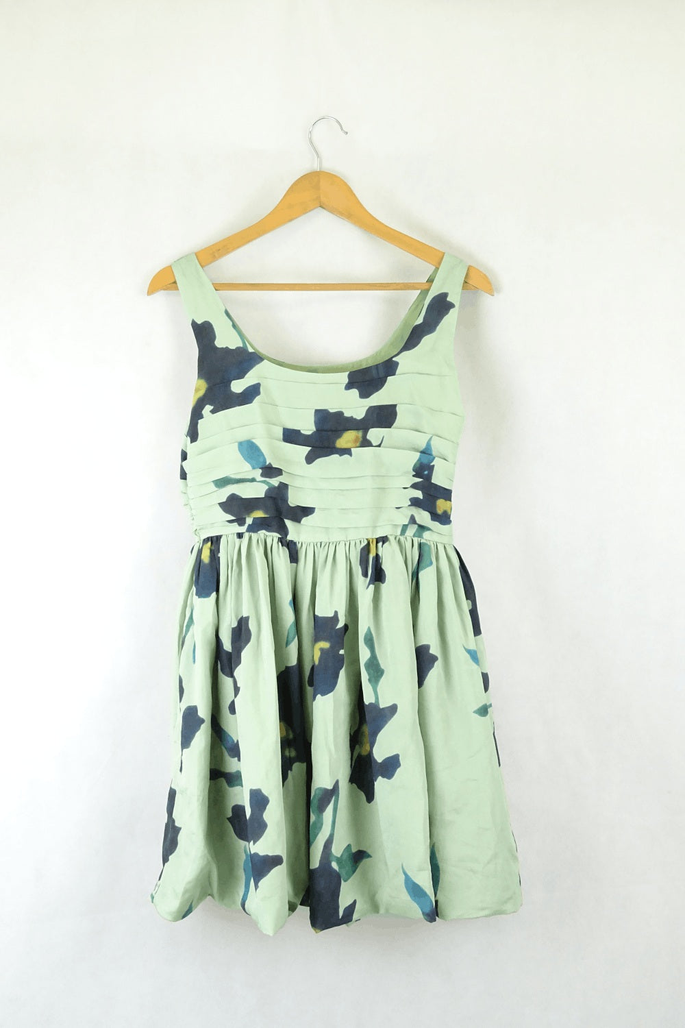 Zara Green Floral Dress 10