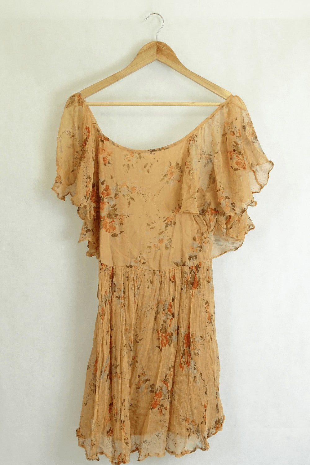 Topshop Floral Orange Dress 10