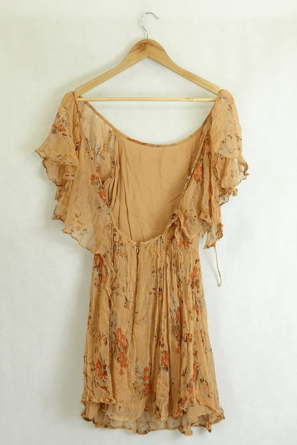 Topshop Floral Orange Dress 10