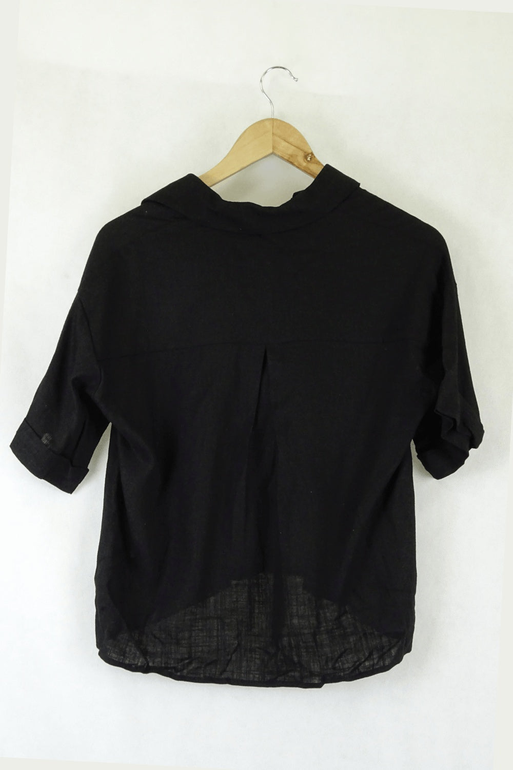 The Fated Black Button Down Top Black 6