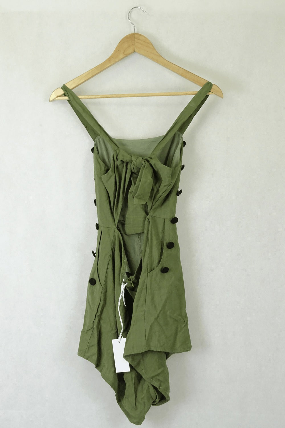 Indikah Green Button Playsuit M