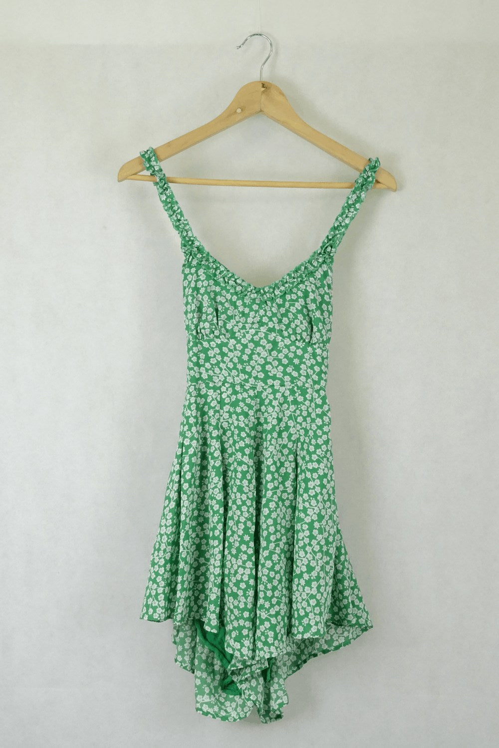 Morning Mist Green Floral Dress 10