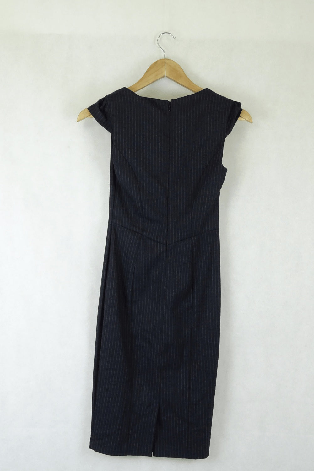 Asos Navy Pin Striped Dress 4