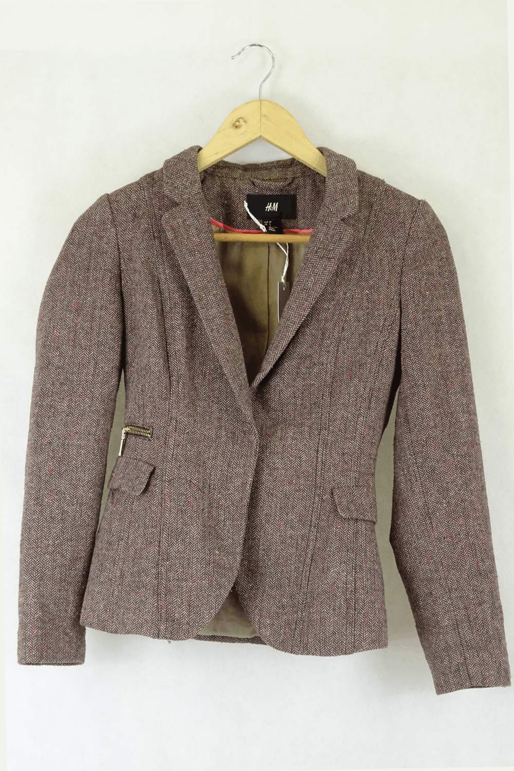 H&amp;M Woven Brown Jacket 4