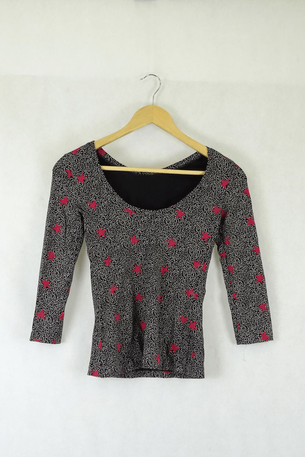 & Other Stories Black And White Star Top 6