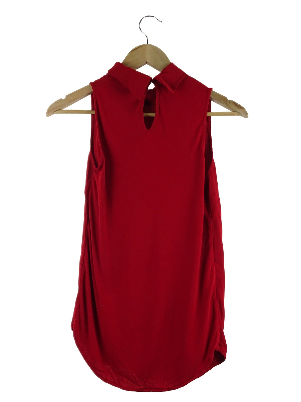 Massimo Dutti Red Sleeveless Top S