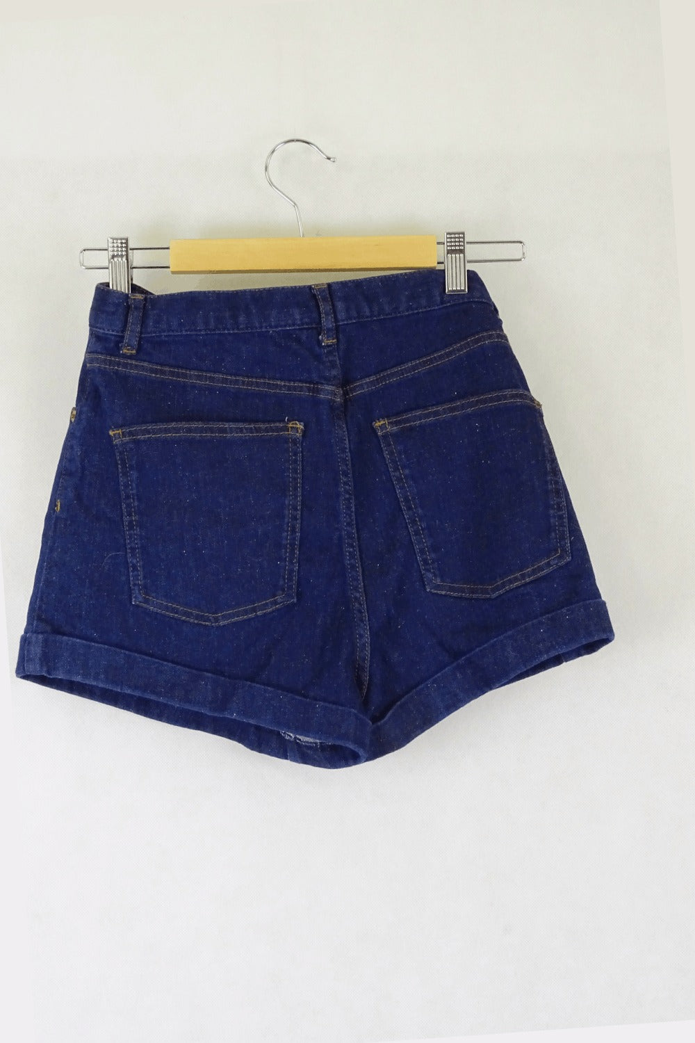 Topshop Blue Denim Shorts 10