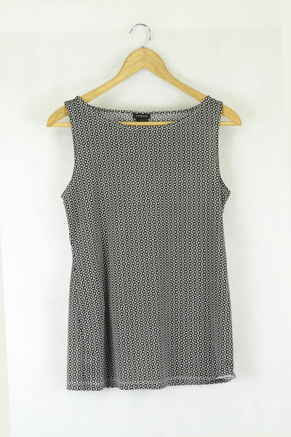 Anne Taylor Patterned Top Xs