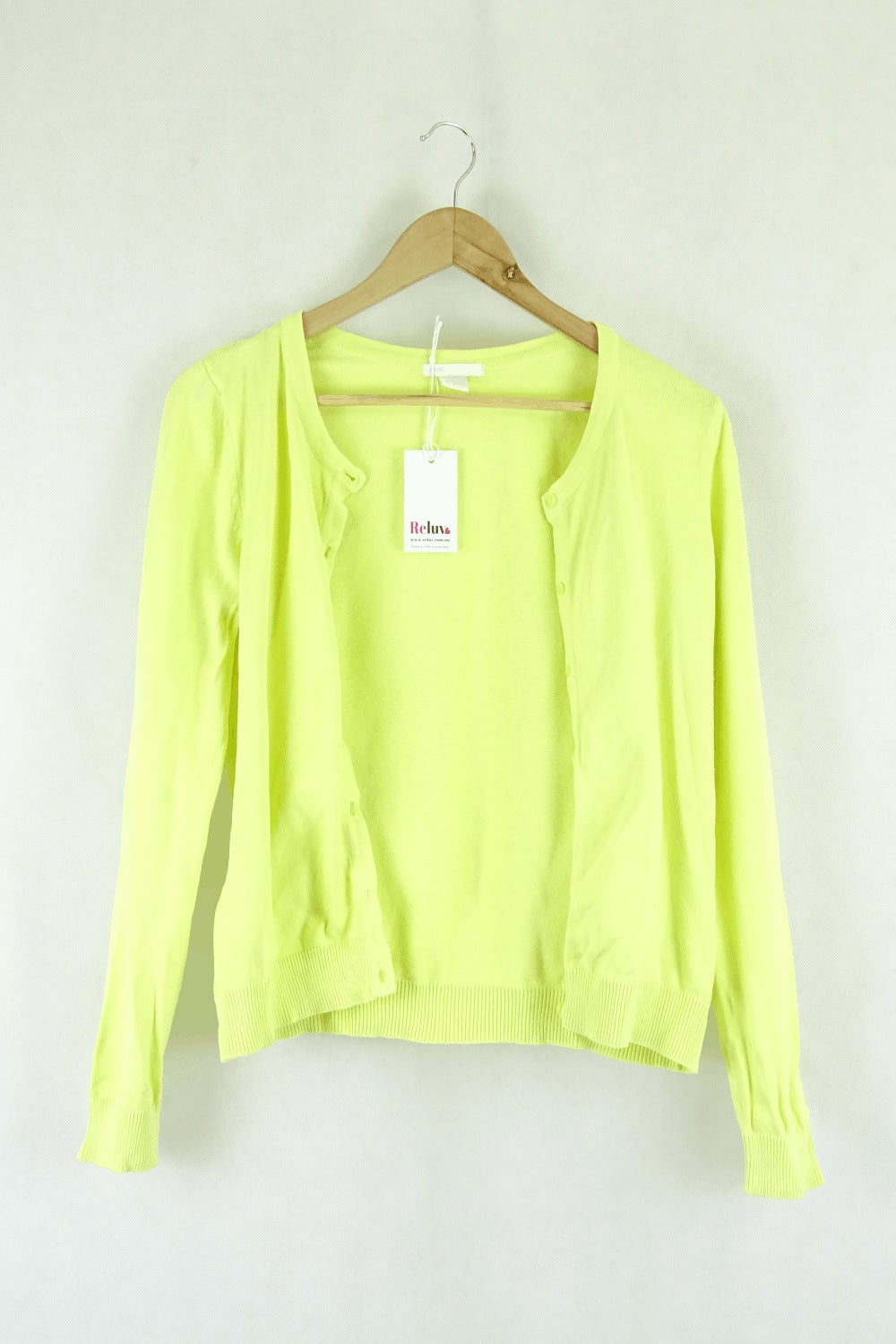 H&M Yellow Cardigan S