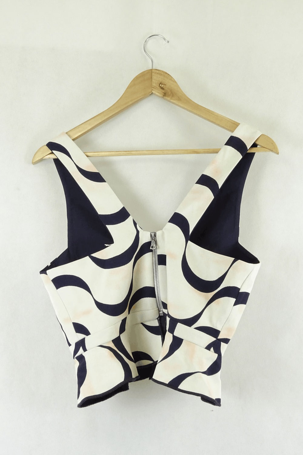 Manning Cartell Navy/White Crop Top 10