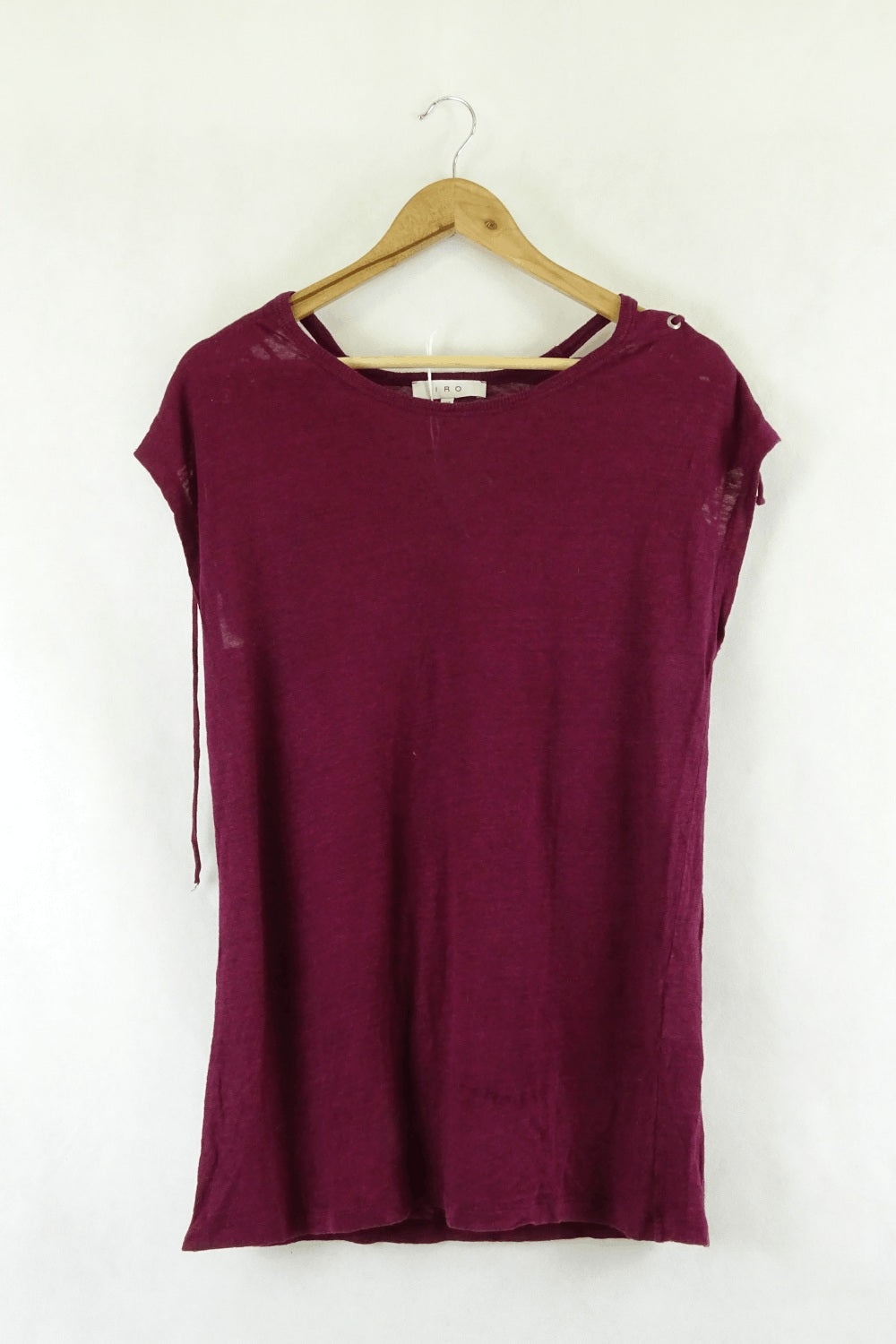 Iro Crimson Sleeveless Knit Xs