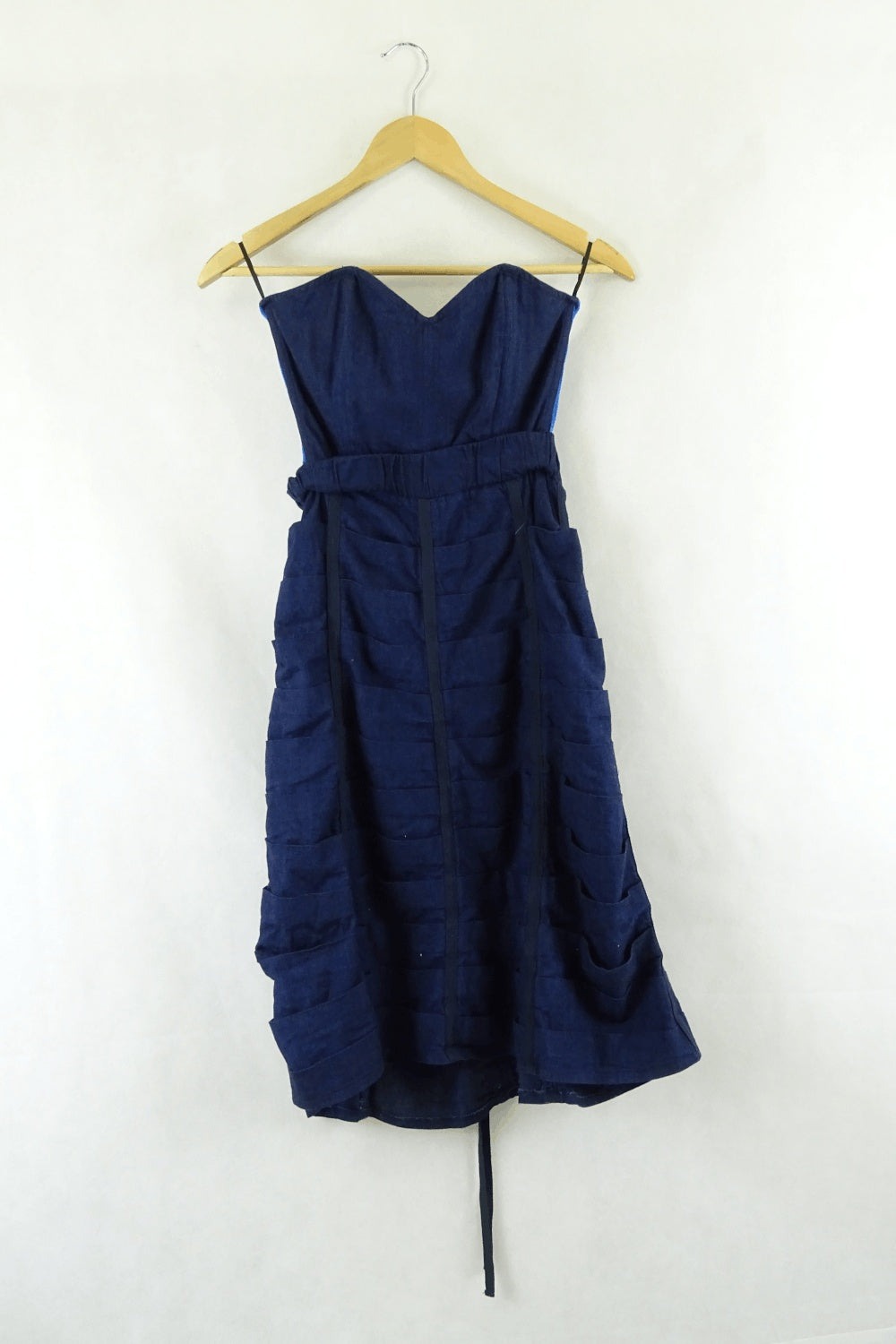 Lee Strapless Denim Dress 10