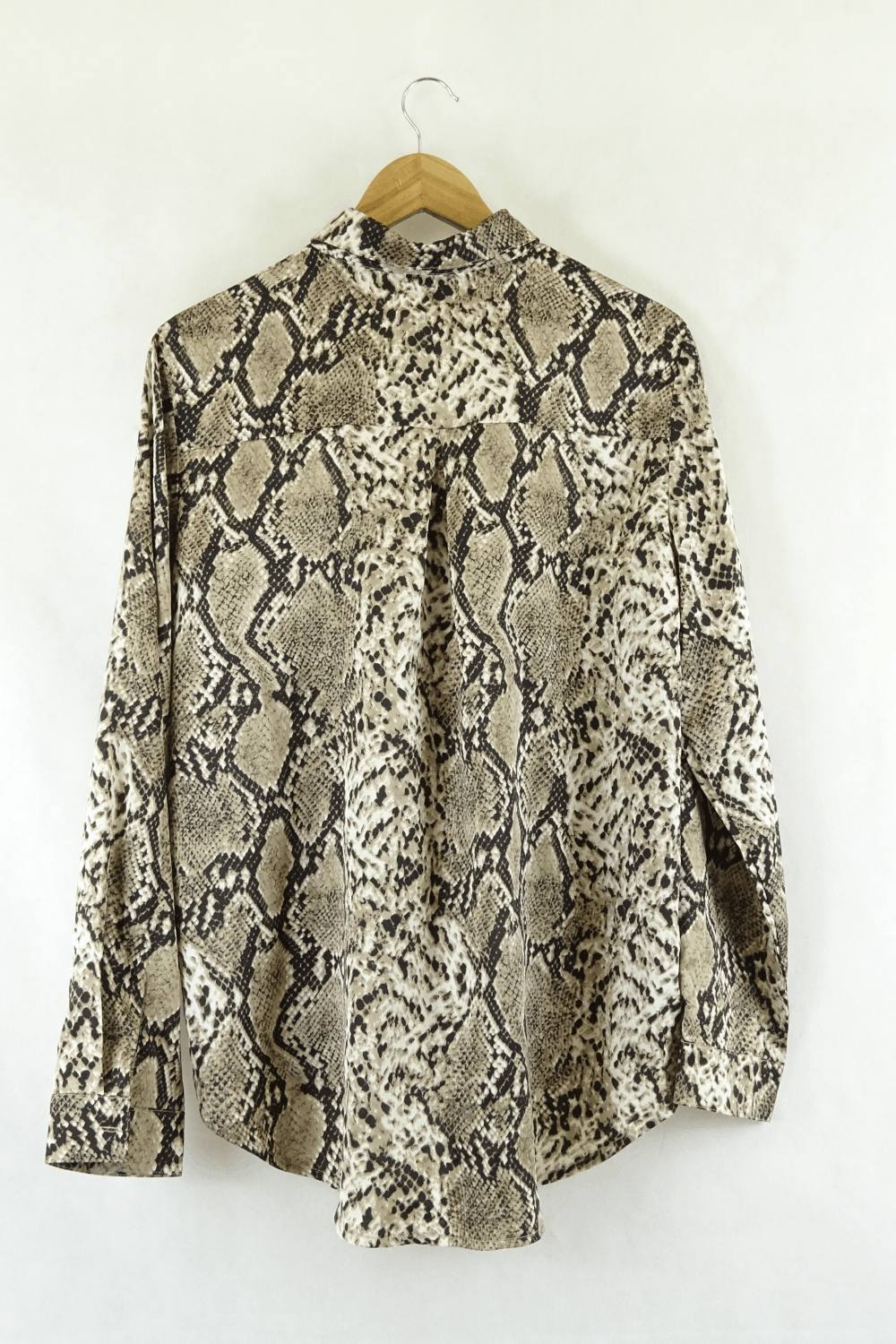 Princess Polly Snake Print Long Sleeve Shirt 14