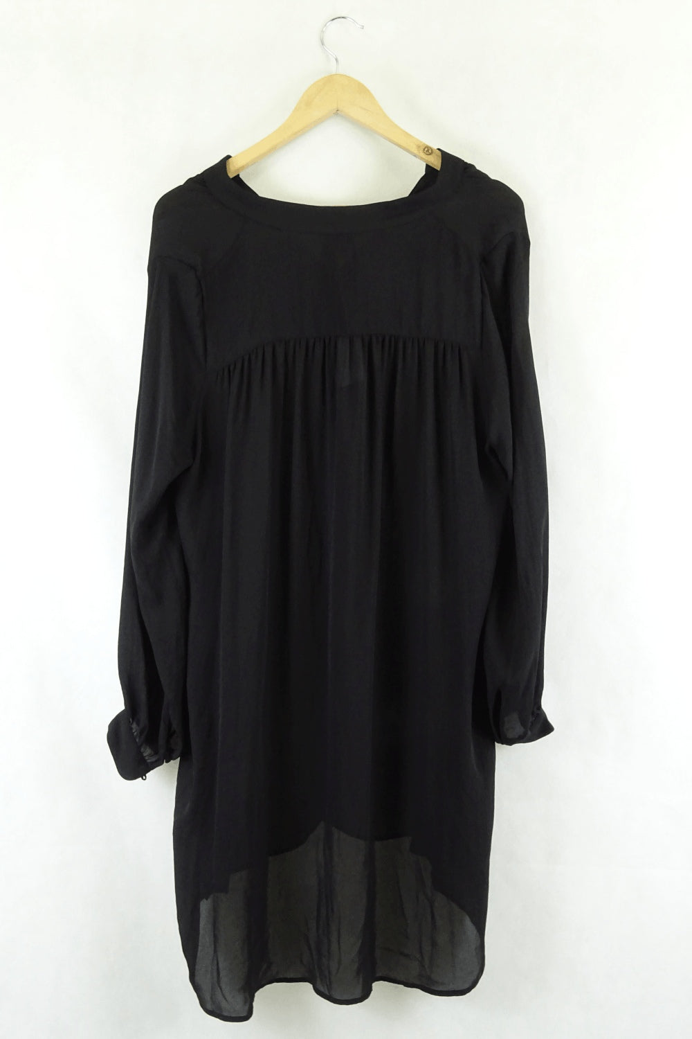 H&M Black Flowy Dress 14