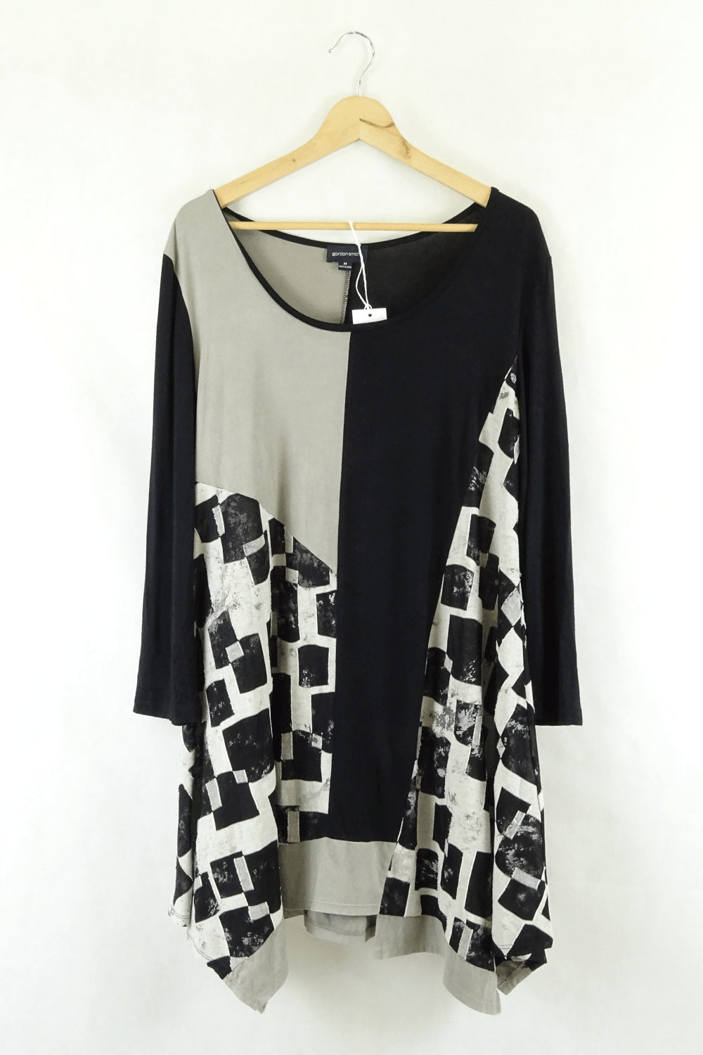 Gordon Smith Multi Coloured Top Brown, Black And White M