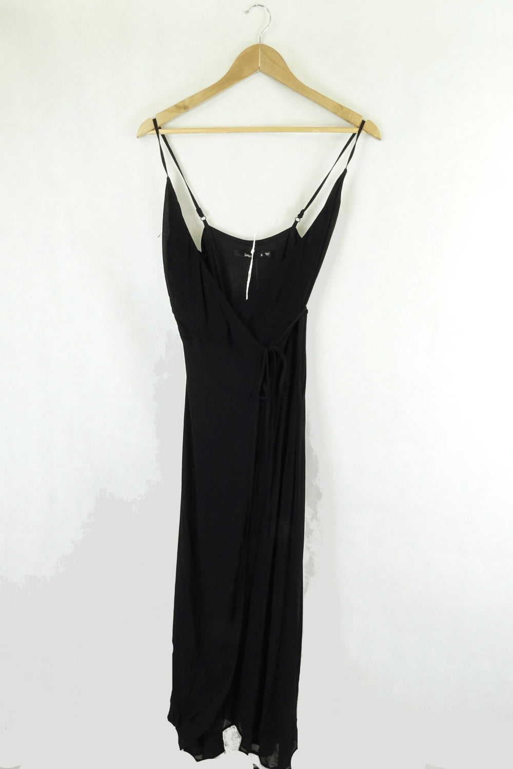 Sportsgirl Black Wrap Dress 6