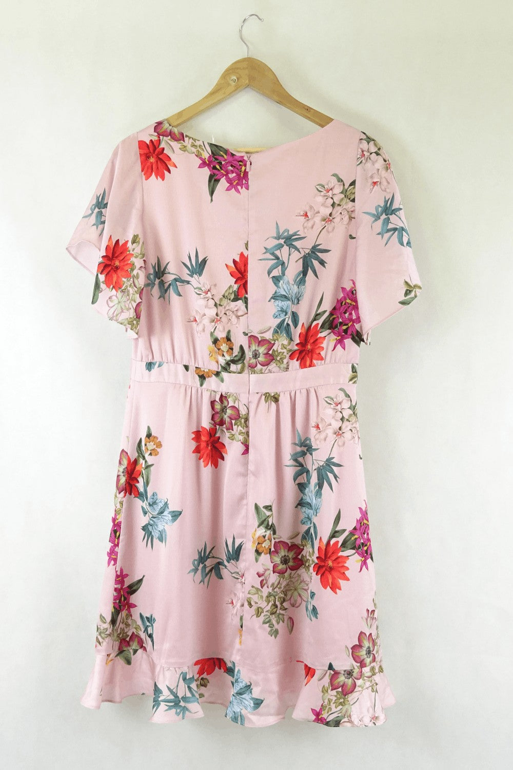 Veronika Maine Pink Floral Dress 10