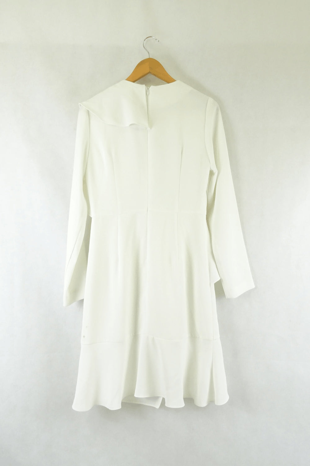 Goen.J White Long Sleeve Dress 10