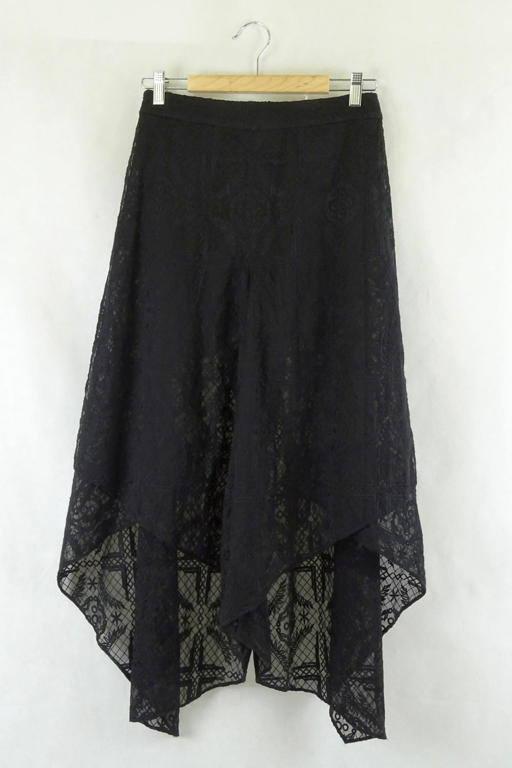 Once Was Black Lace Pants S