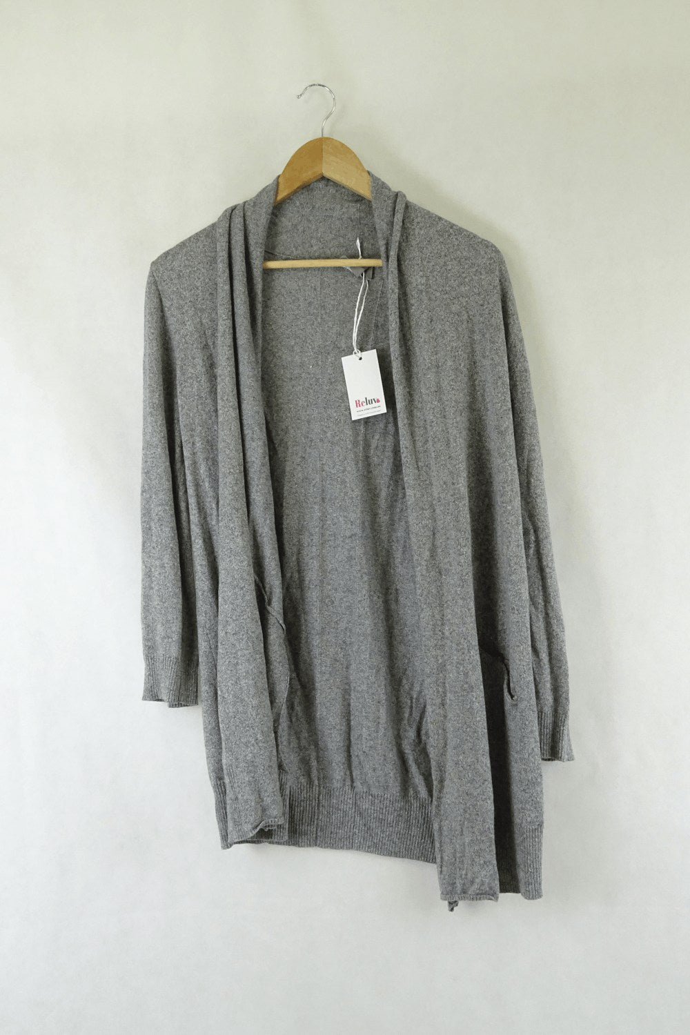 Gray sales cardigan sweater