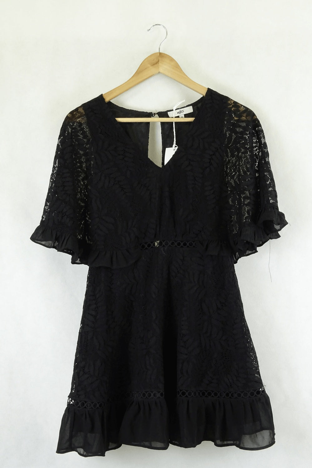 Mia Black Lace Dress 8