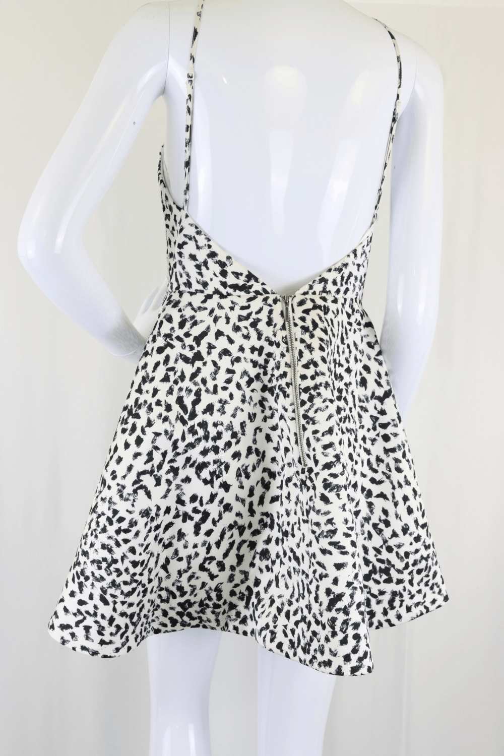 Keepsake black hot sale and white dress