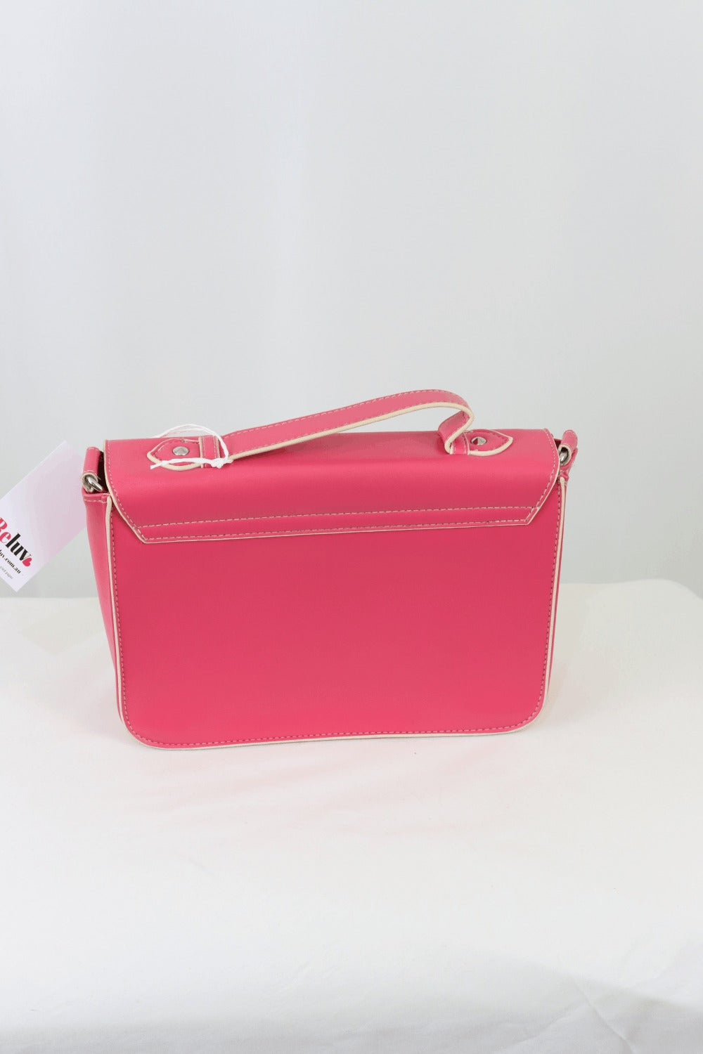 Topshop Pink Suitcase Bag