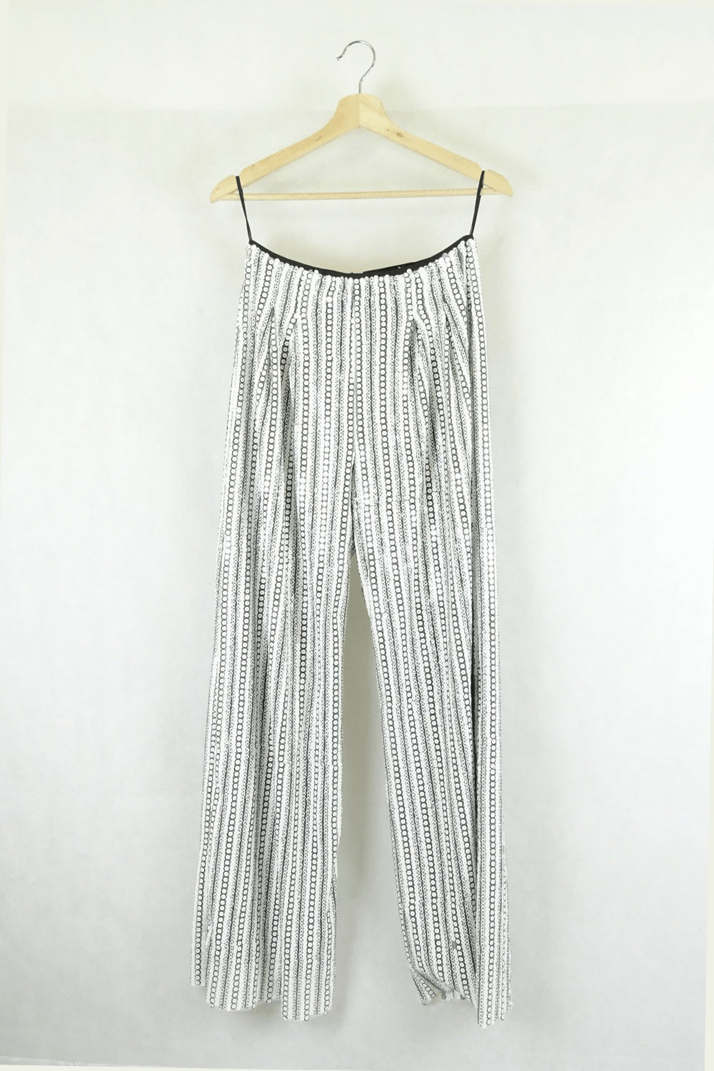 Harmen Grubisa Black And White Beaded Pants 10