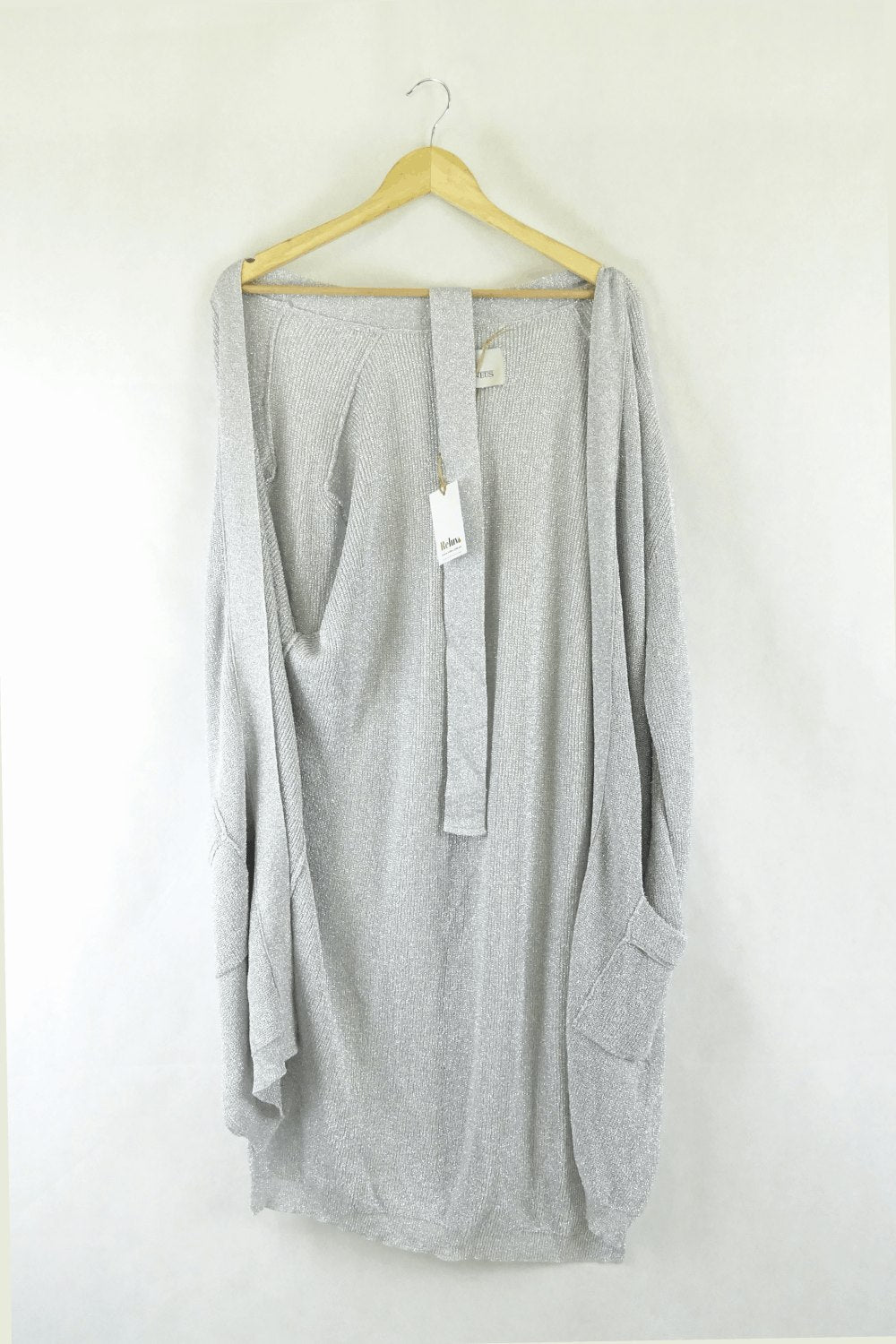 Laneus Silver Sparkle Cardigan S