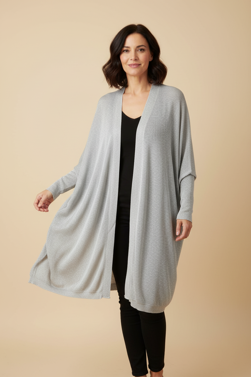 Laneus Silver Sparkle Cardigan S