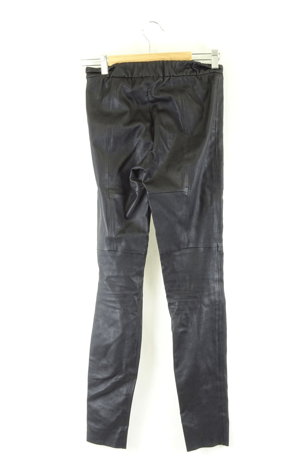 Camilla And Marc Black Leather Leggings 6