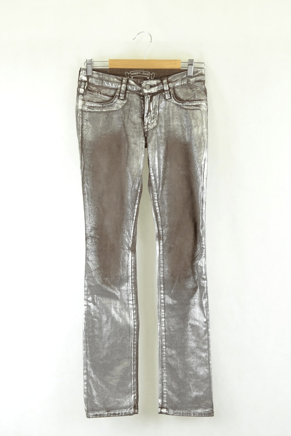 Robins Jeans Silver Painted 6