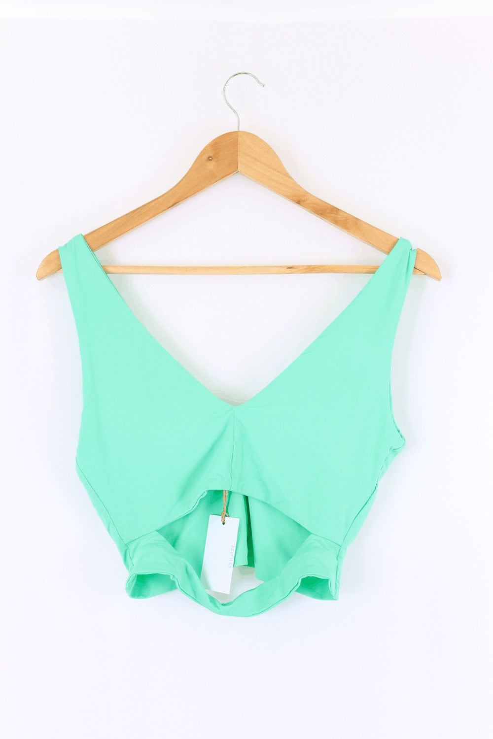 Kookai Green Cropped Top 10