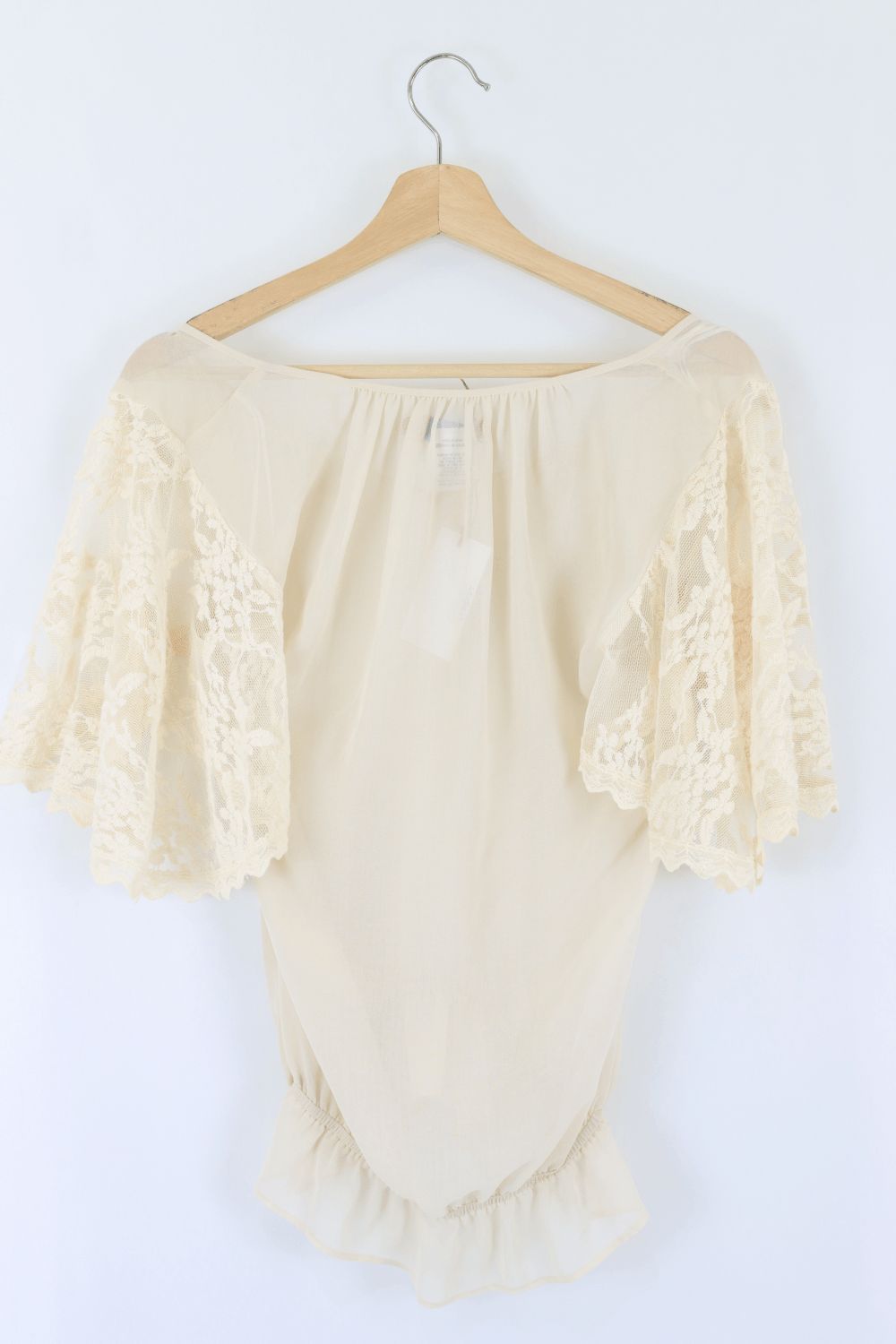 Wish Cream Lace Sleeve Blouse 8