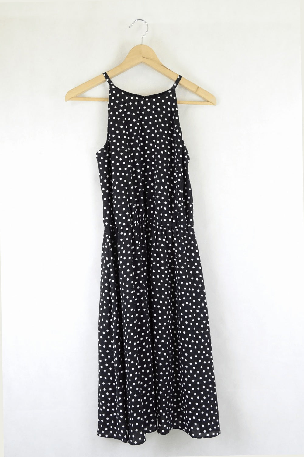 Zara Black And White Polka Dot Dress XS - Reluv Clothing Australia Zara Black And White Polka Dot Dress XS - Reluv Clothing Australia