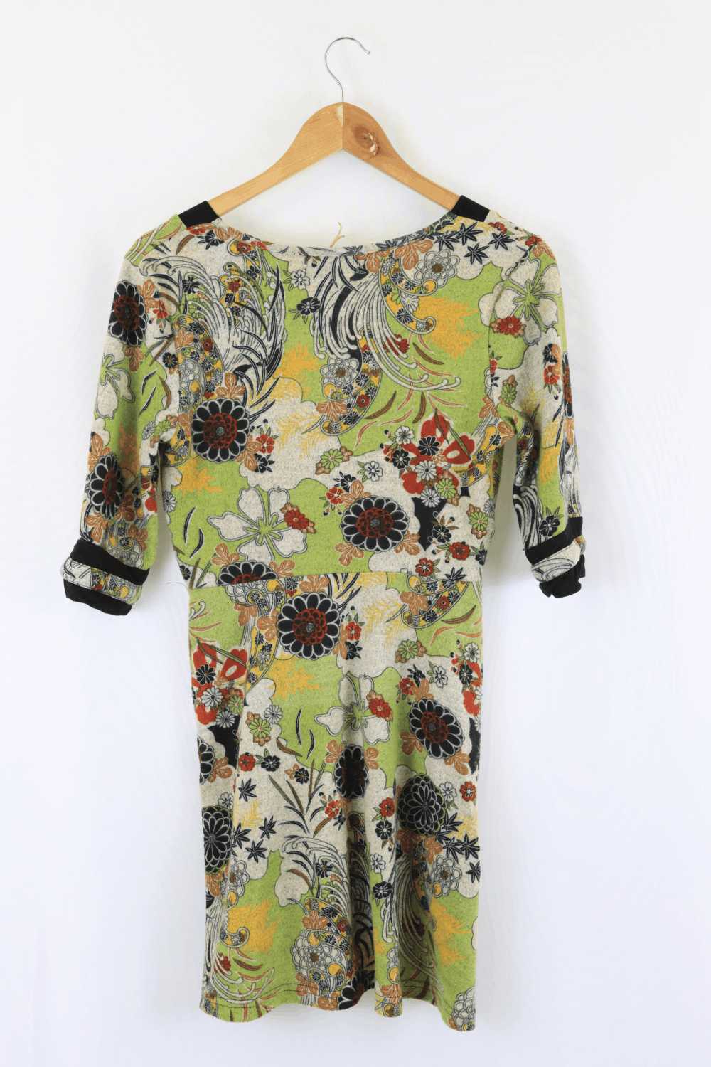 Christopher Ari Green Patterned Dress M