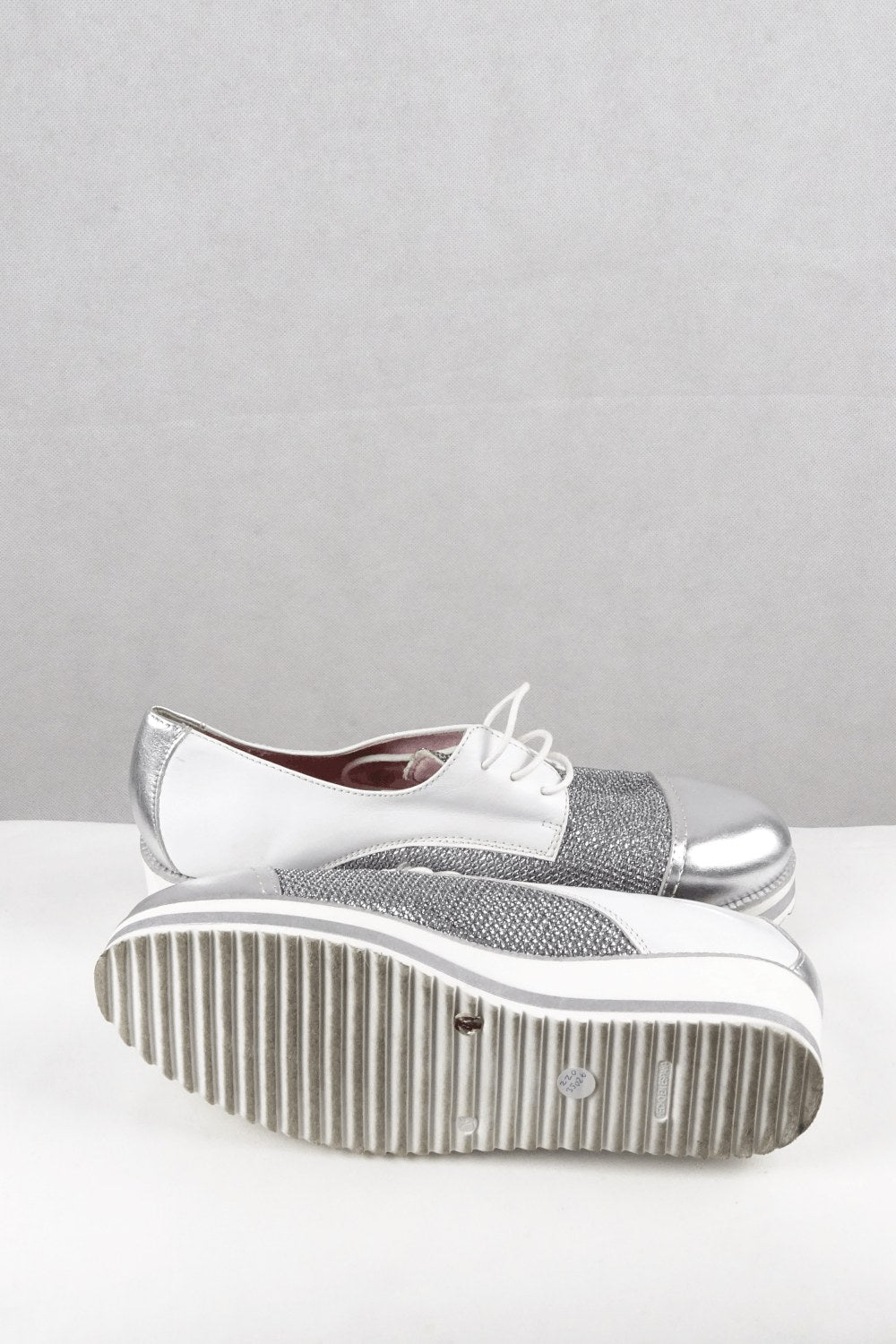 Dos Sparkle White Wedges 41