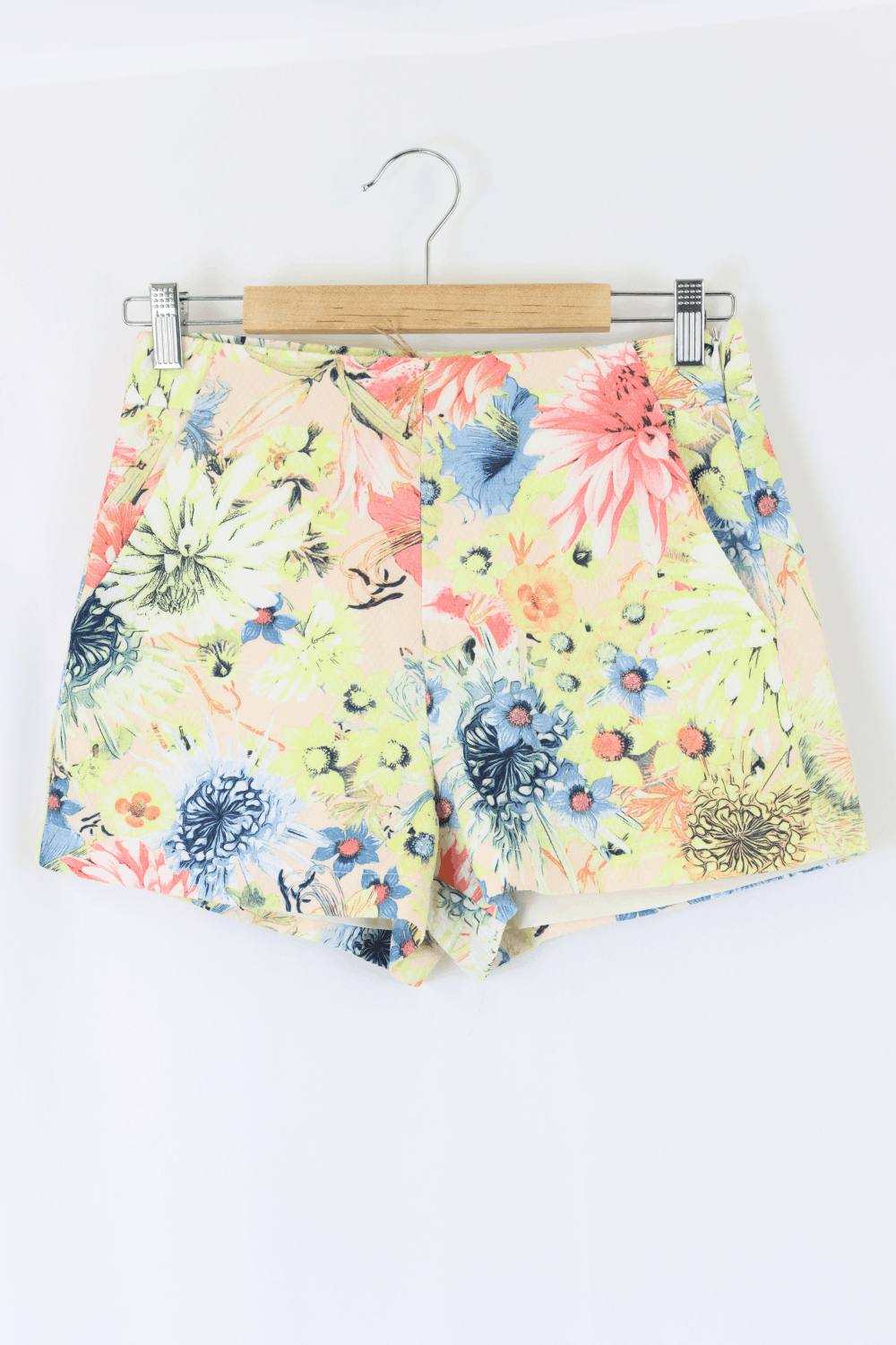 Dotti Floral Yellow Shorts 8