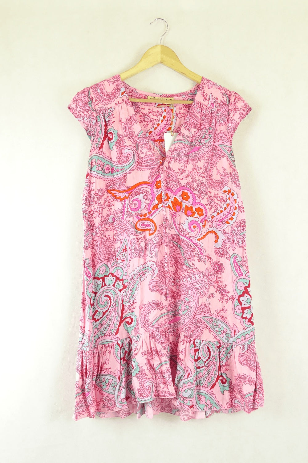Saffron Road Pink Dress S